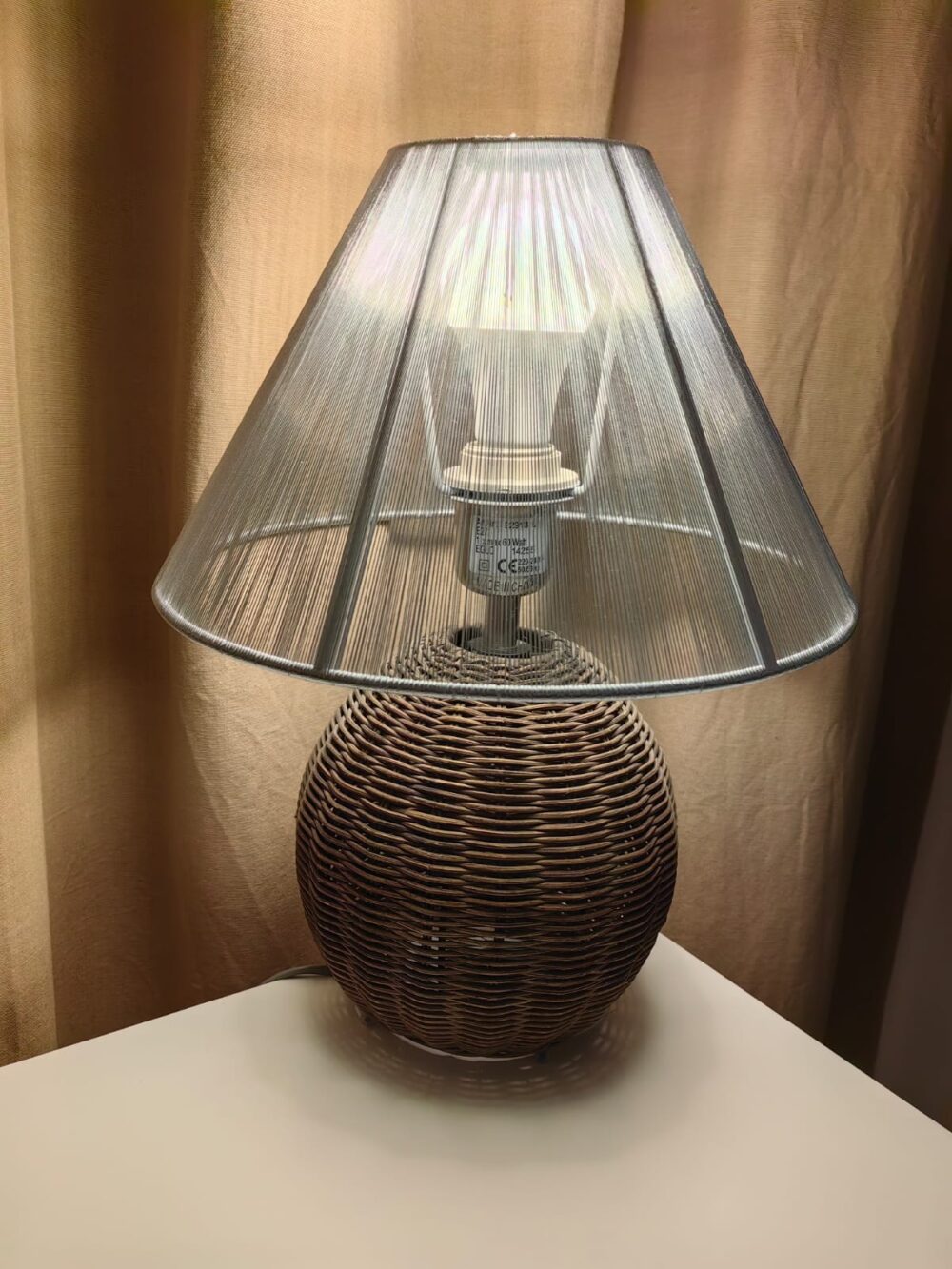 Lampshade silver cover D10*D30*H20cm - Image 3