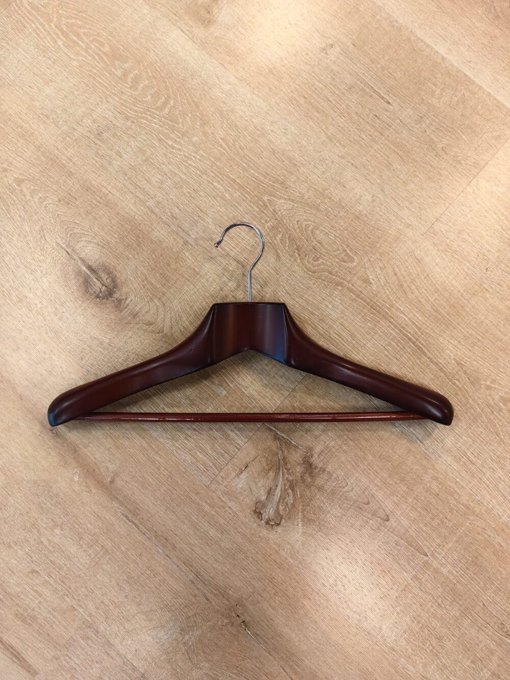 luxury lotus wooden hangers walnut color